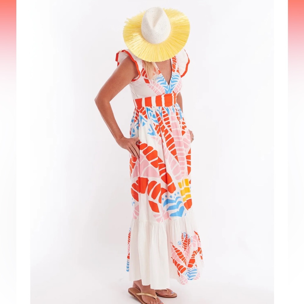 Colorful HENNING DRESS - PAPYRUS PUNCH by ck bradley size small nwt